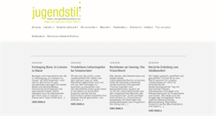 Desktop Screenshot of jugendstil-nrw.de